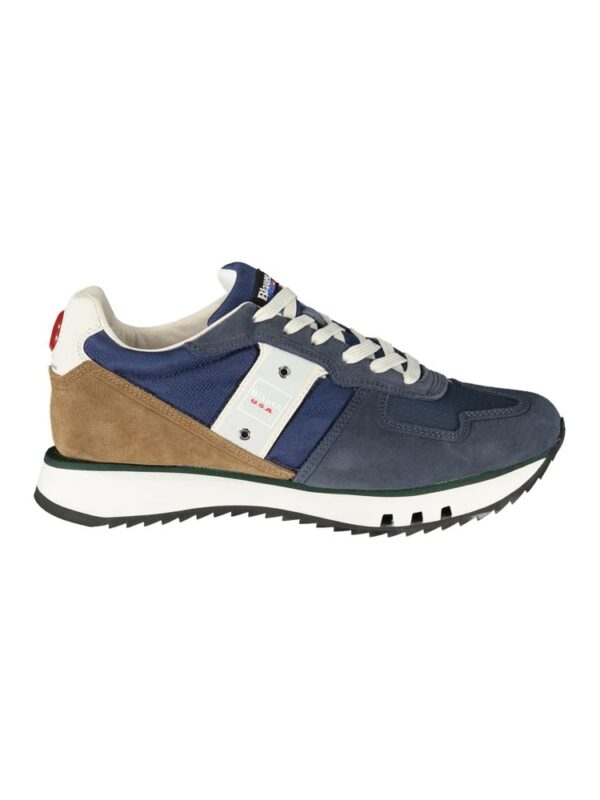 Blauer Blue Leather Men Sneaker