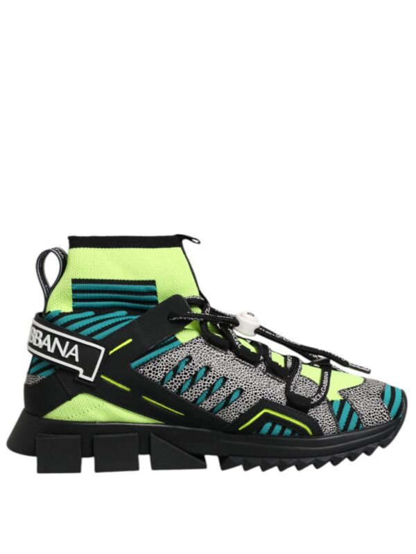 Dolce & Gabbana Multicolor Sorrento Socks Men Sneakers Shoes