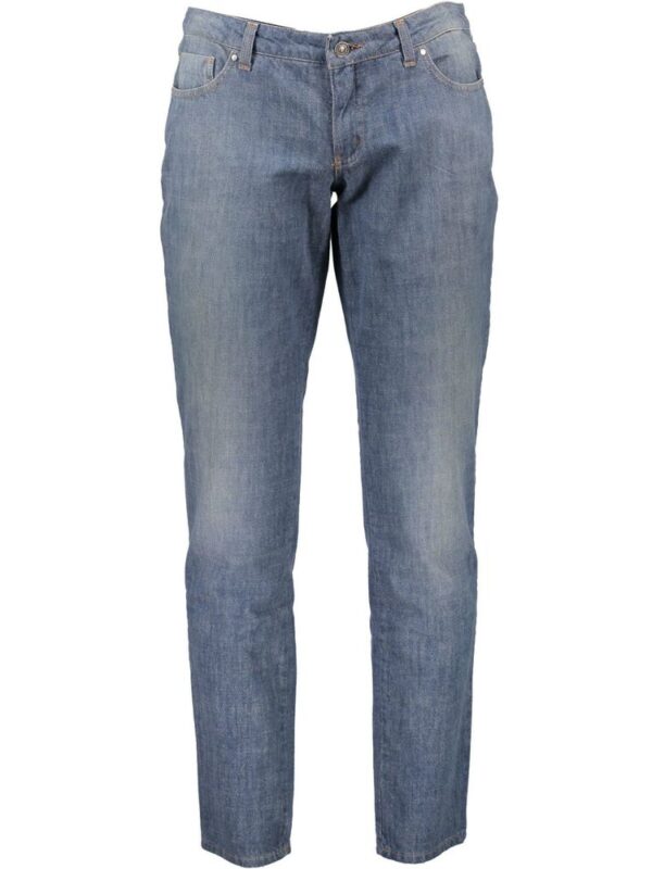 Costume National Blue Cotton Jeans & Pant