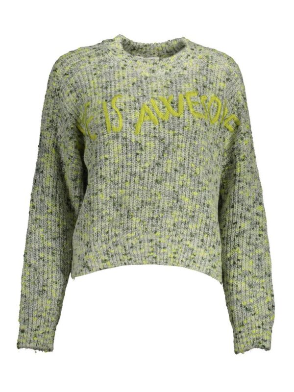 Desigual Green Polyester Sweater