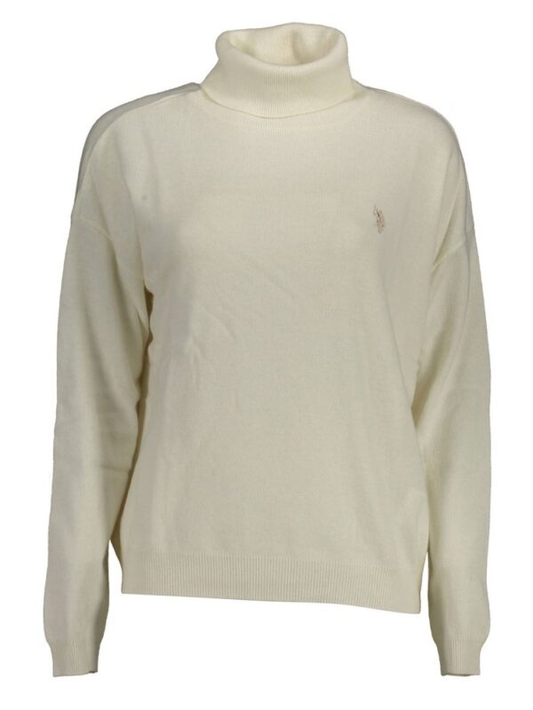 U.S. POLO ASSN. White Wool Sweater