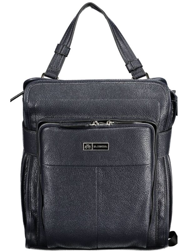 La Martina Blue Polyethylene Backpack