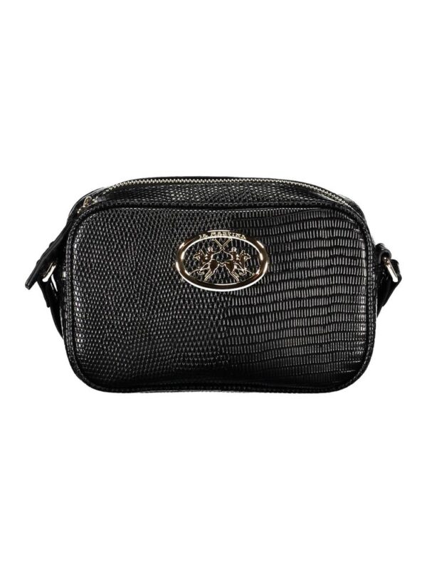 La Martina Black Polyethylene Handbag
