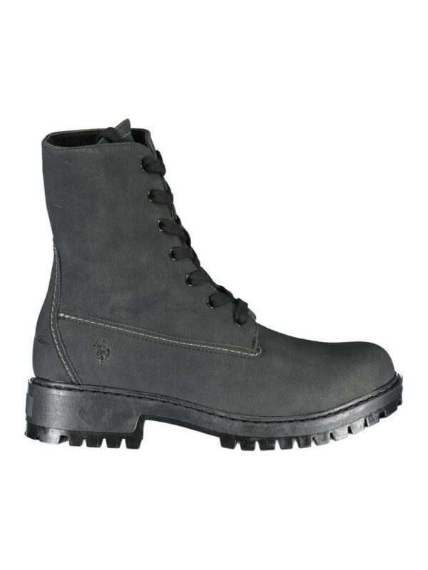 U.S. POLO ASSN. Black Polyester Boot