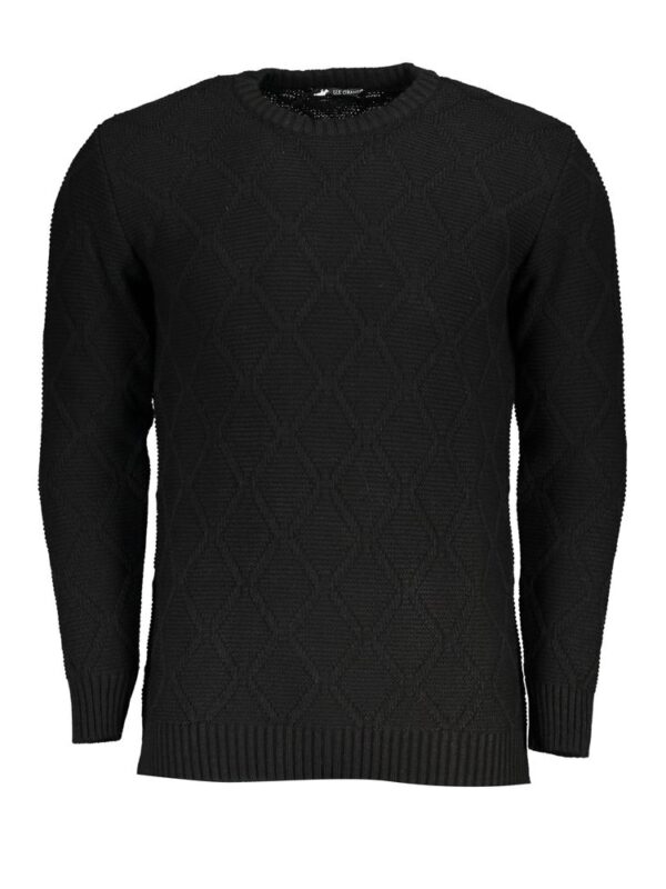 U.S. Grand Polo Black Fabric Sweater