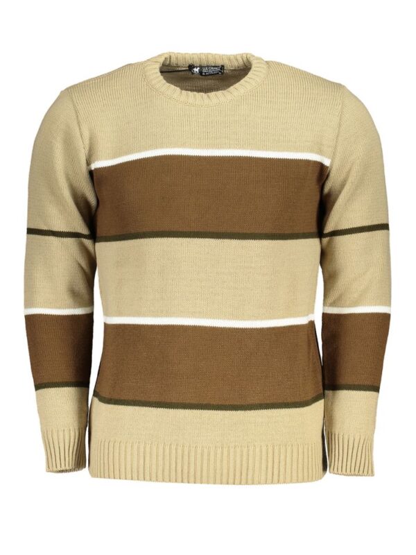 U.S. Grand Polo Beige Fabric Sweater