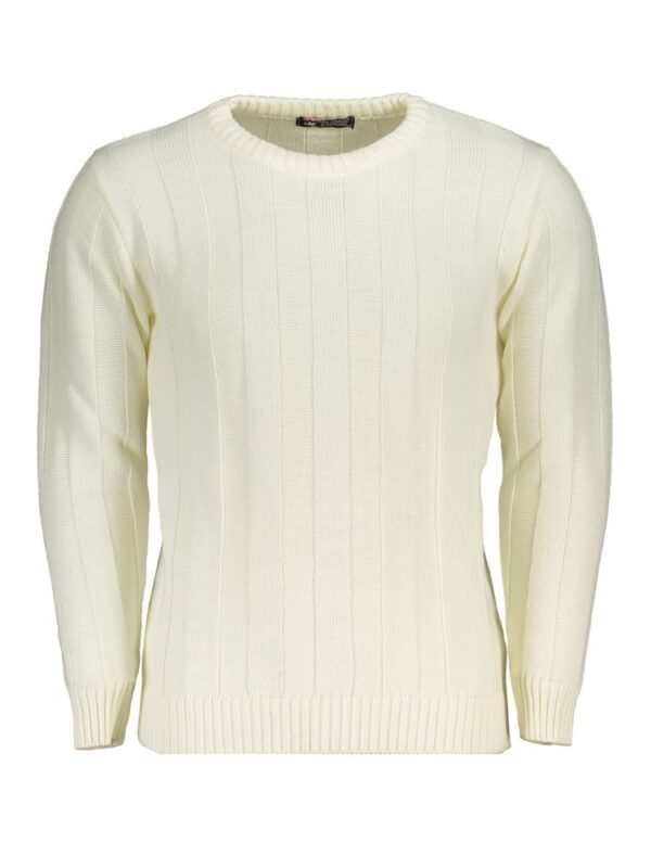 U.S. Grand Polo White Fabric Sweater