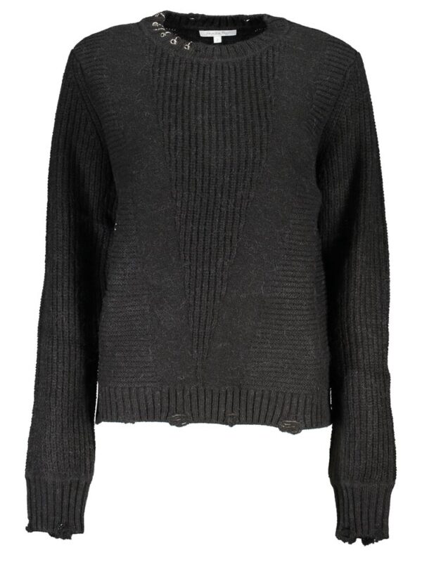 Patrizia Pepe Black Fabric Sweater