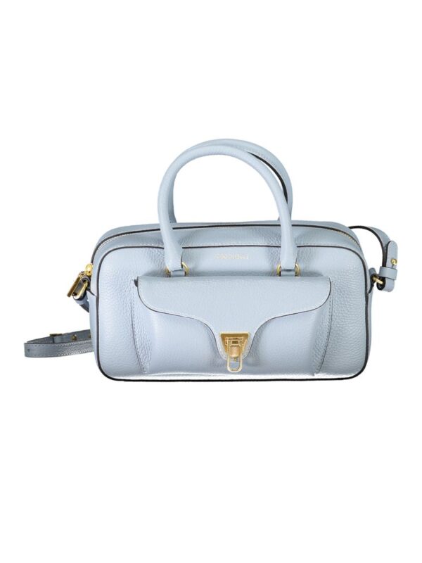 Coccinelle Blue Leather Handbag