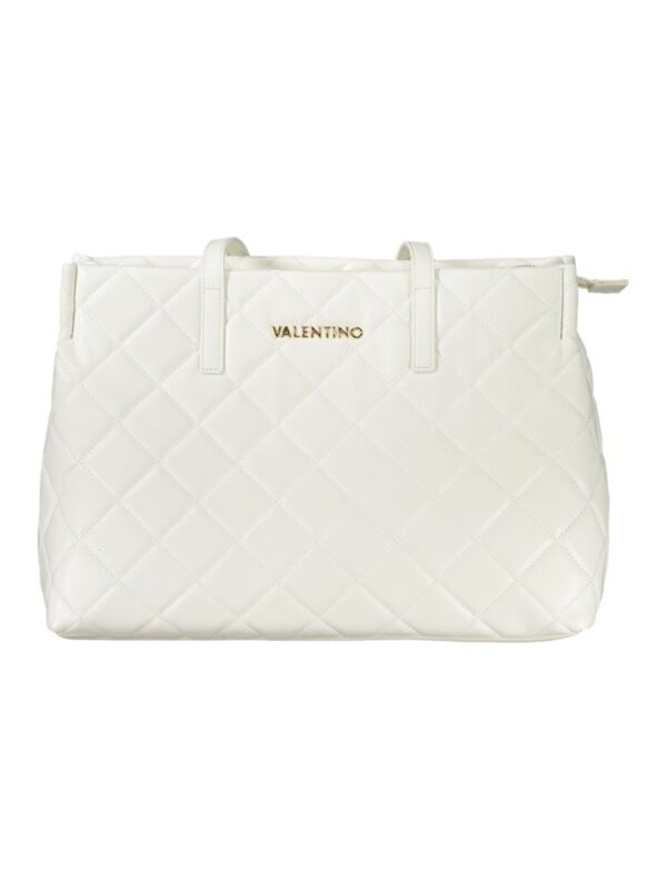 Mario Valentino White Polyethylene Handbag