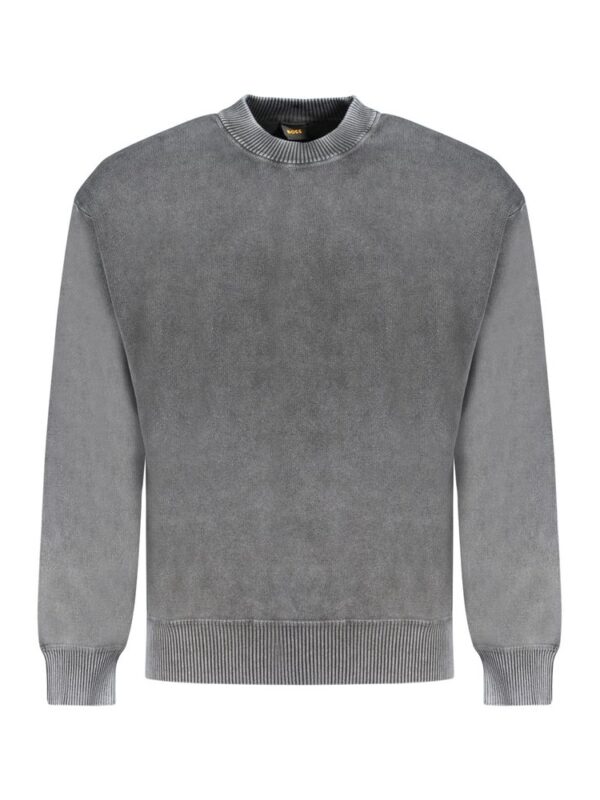 Hugo Boss Black Cotton Sweater