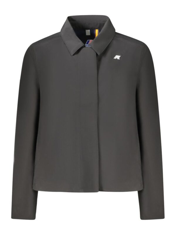 K-WAY Black Polyester Jackets & Coat