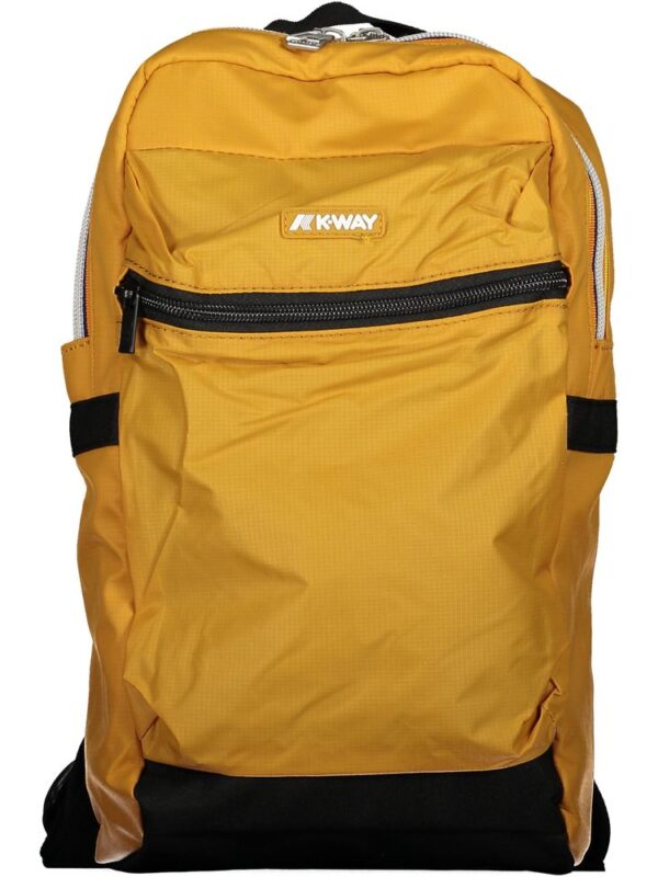 K-WAY Yellow Polyamide Backpack