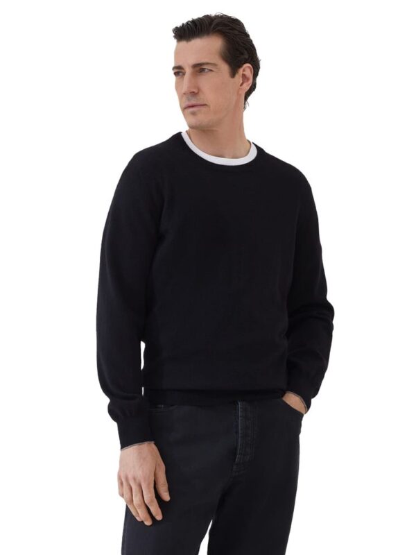 Brunello Cucinelli Black Cashmere Sweater