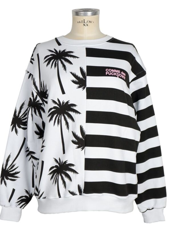Comme Des Fuckdown Black Cotton Sweater