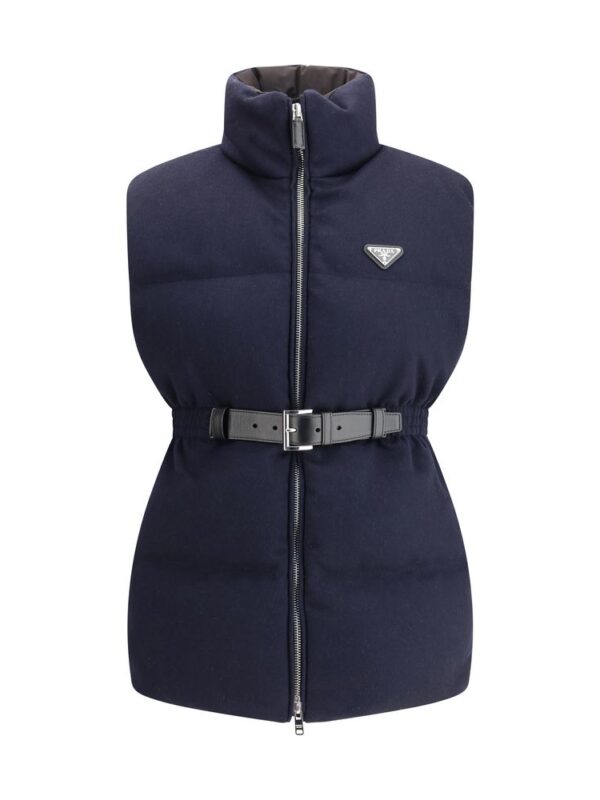 Prada Flannel Down Vest