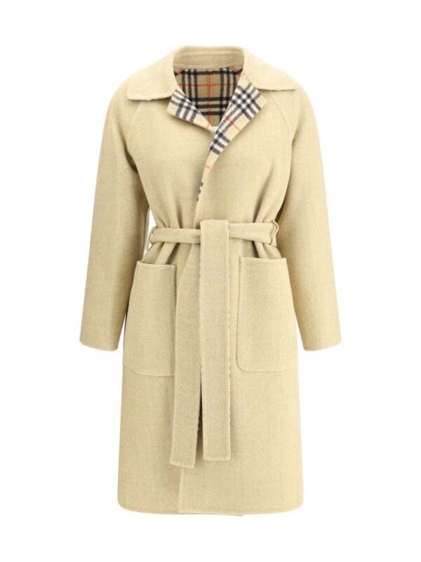 Burberry Reversible wool robe Coat