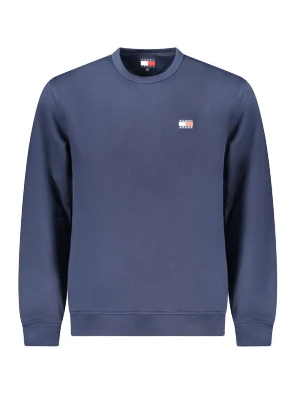 Classic navy Tommy Hilfiger sweatshirt with logo detail for a stylish and comfortable casual look. Perfect for everyday wear and easy to pair with jeans or joggers for a laid-back vibe.