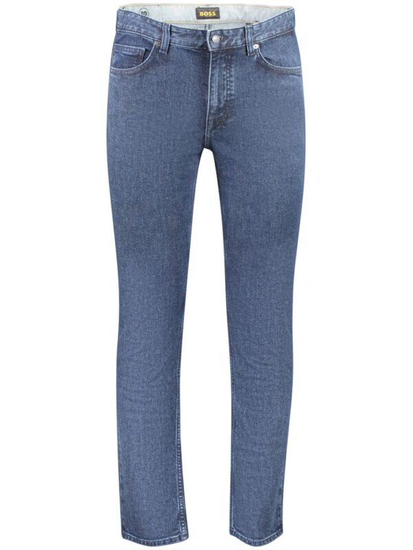 Hugo Boss Blue Cotton Men's Slim Fit Jean