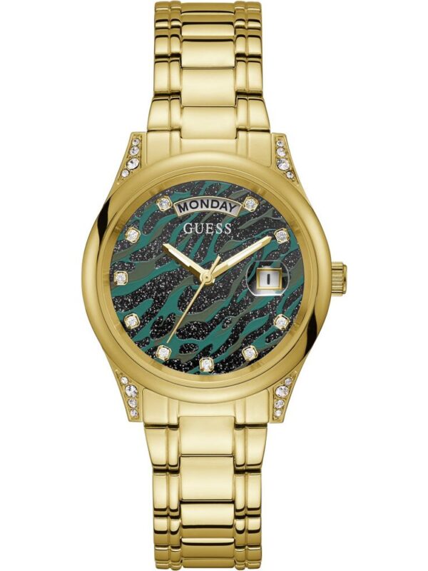Guess Gold Stainless Steel Watch