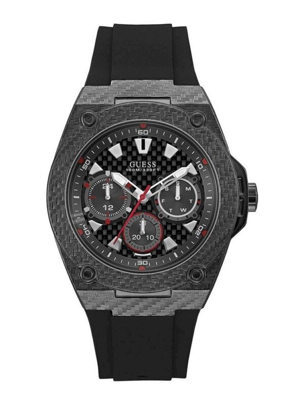 Guess Black Rubber Watch