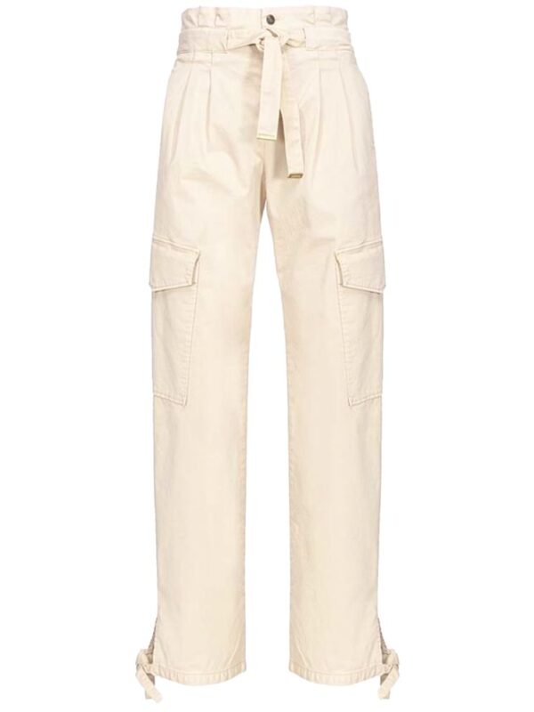 PINKO White Cotton Jeans & Pant
