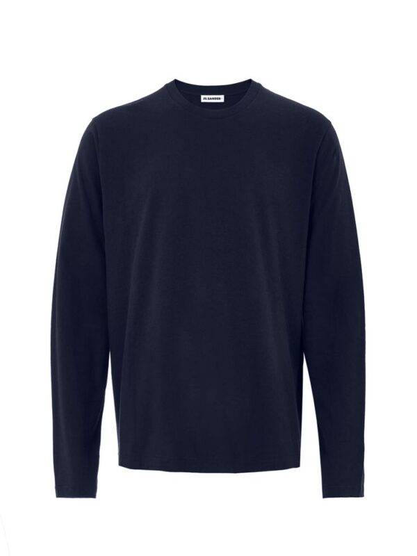 Jil Sander Blue Cotton Long