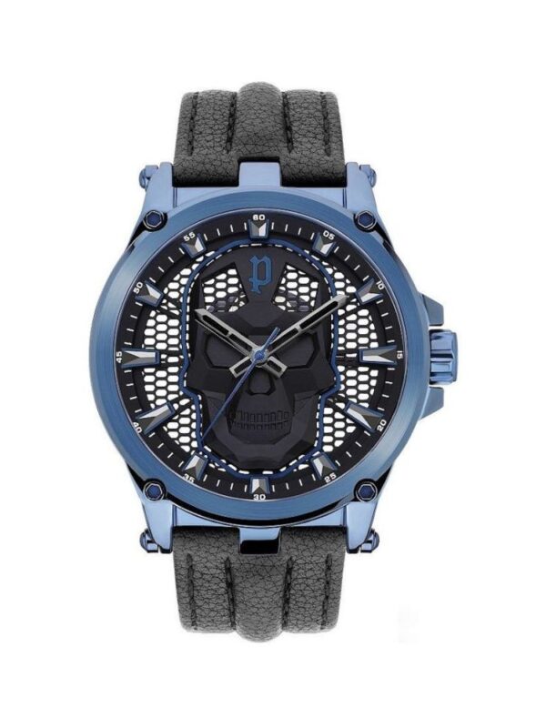 Police Black Leather Watch