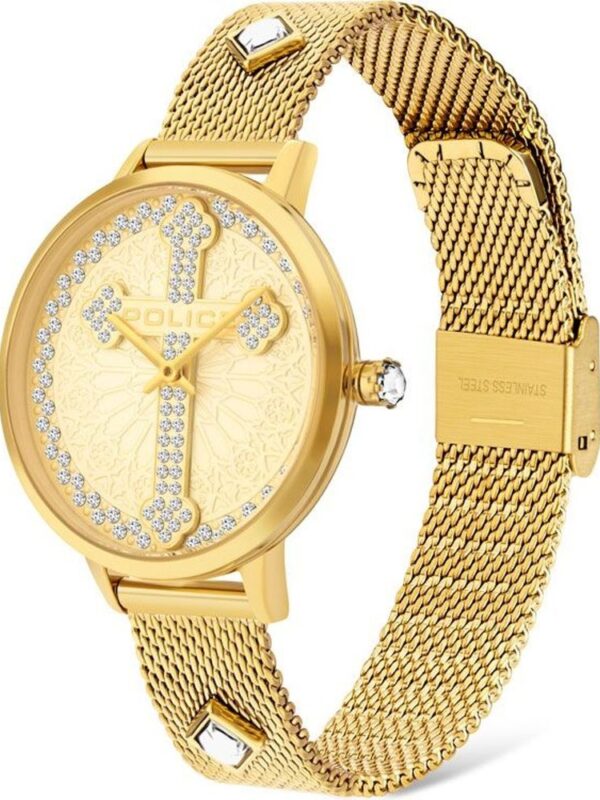 Police Gold Stainless Steel Watch