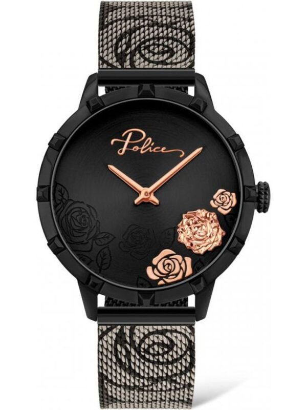 Police Black Stainless Steel Watch