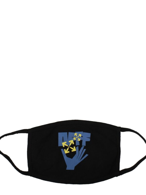 Off-White Black Cotton Facemasks