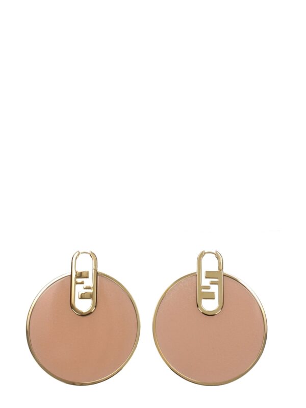 Fendi Pink Plexiglass Earrings