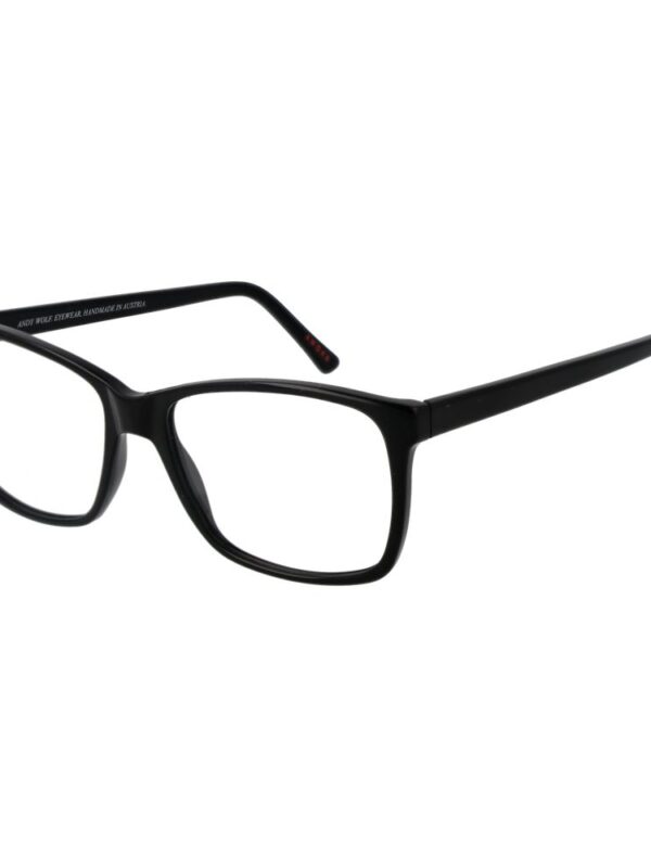 Andy Wolf Black Unisex Optical Frames
