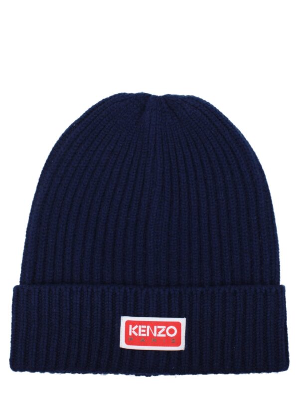 Kenzo Blue Wool Beanie