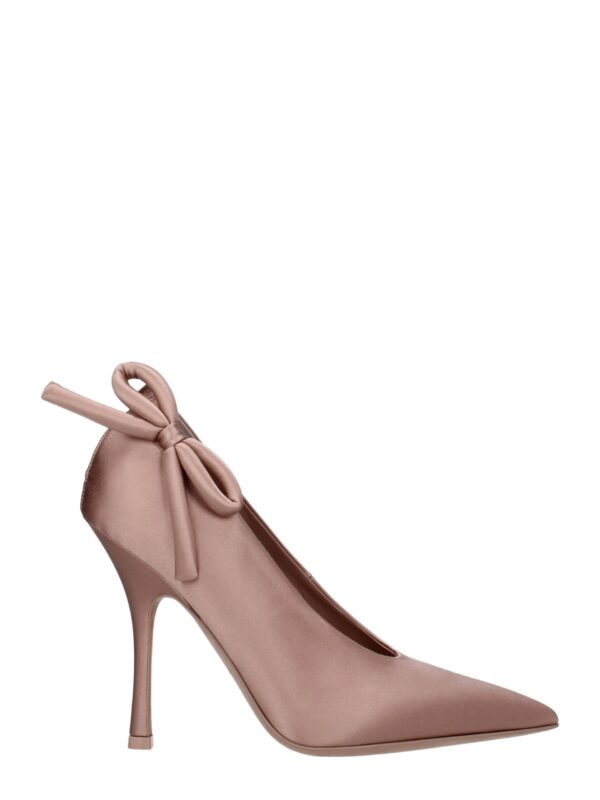 Valentino Garavani Pink Satin High Heel Pumps