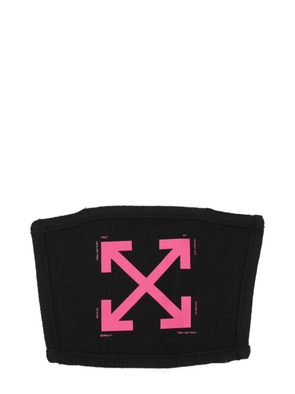 Off-White Black Cotton Facemasks
