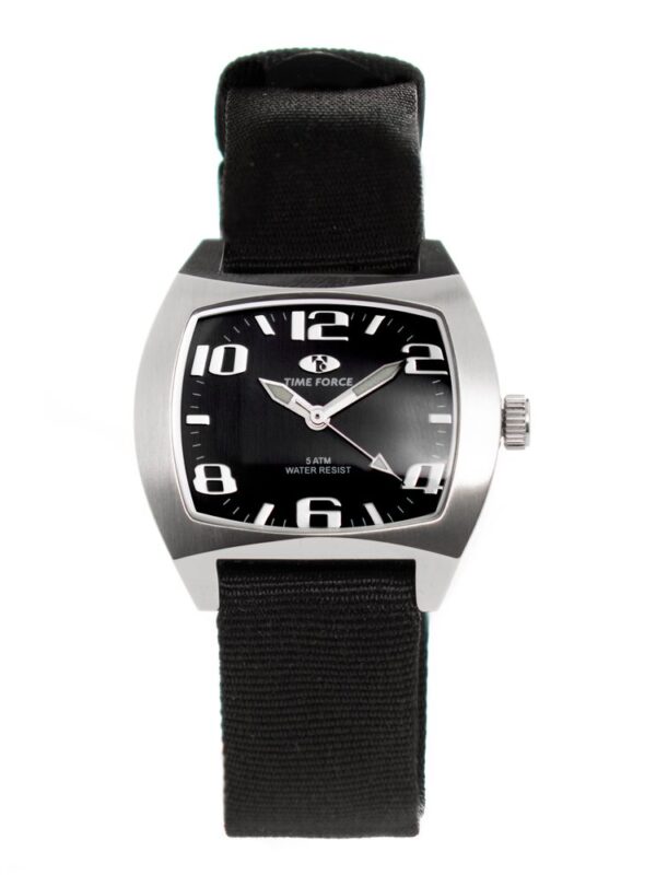 Time Force Black Nylon Watch