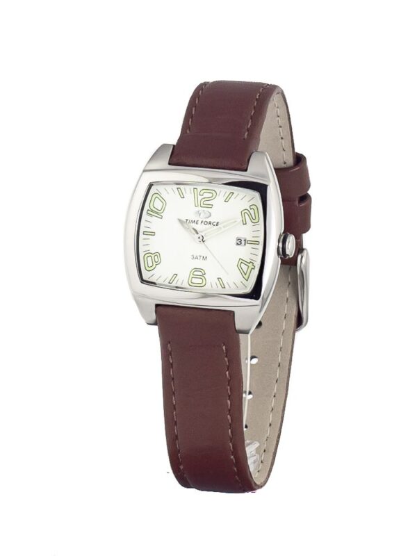 Time Force Brown Leather Watch
