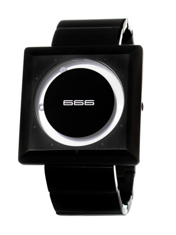 666BARCELONA Black Stainless Steel Watch