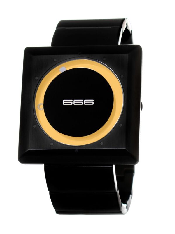 666BARCELONA Black Stainless Steel Watch