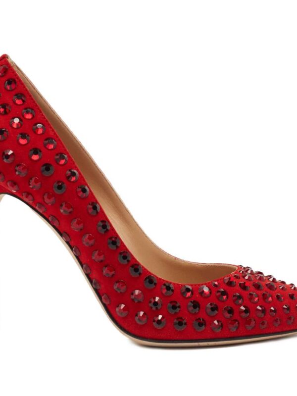 Sergio Rossi Red Calfskin Pump