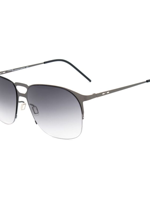 Italia Independent Gray Metal Sunglasses