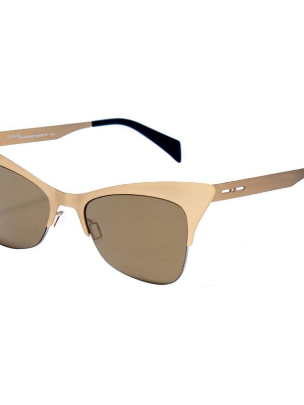 Italia Independent Gold Metal Sunglasses
