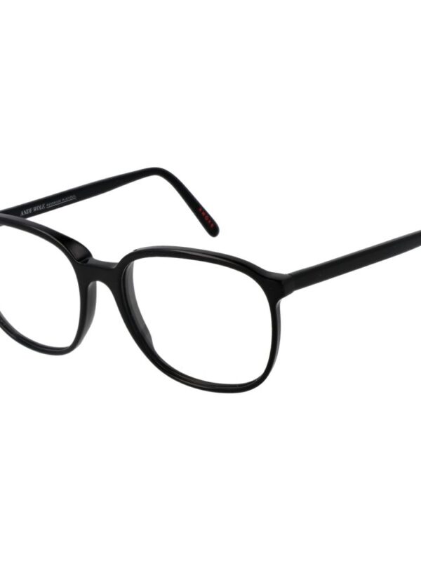 Andy Wolf Black Unisex Optical Frames