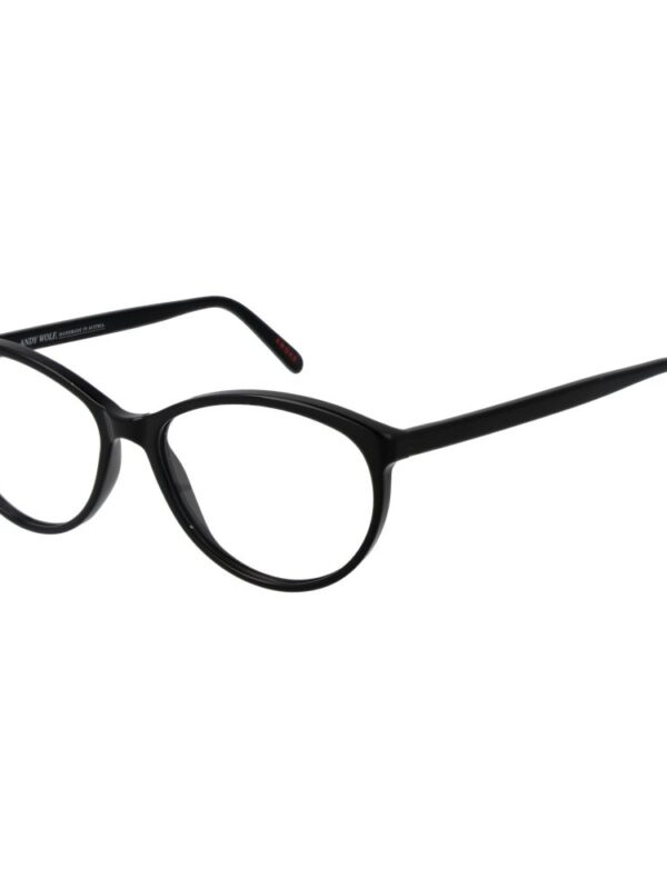 Andy Wolf Black Unisex Optical Frames