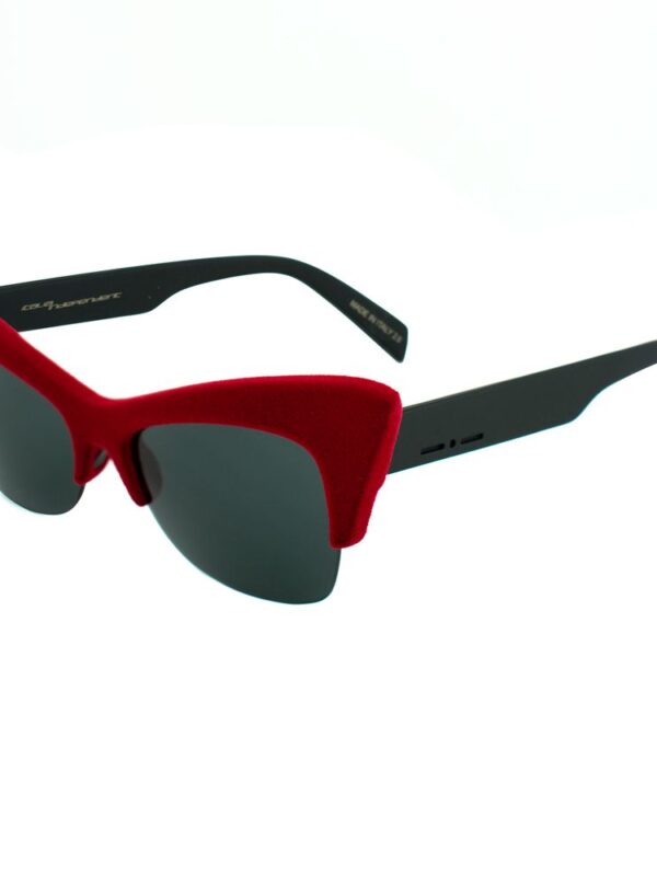 Italia Independent Red Acetate Sunglasses
