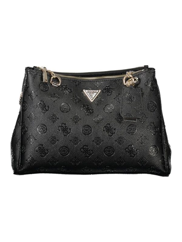 Guess Jeans Black Polyethylene Handbag