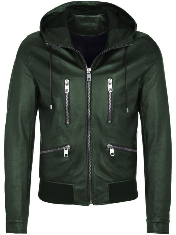 Dolce & Gabbana Green Lambskin Jacket
