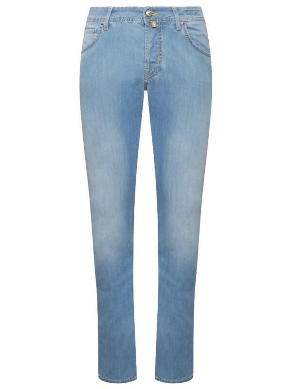 Jacob Cohen Blue Cotton Jeans & Pant