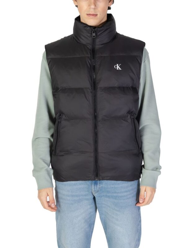 Calvin Klein Jeans Black Polyamide Sleveless Jacket
